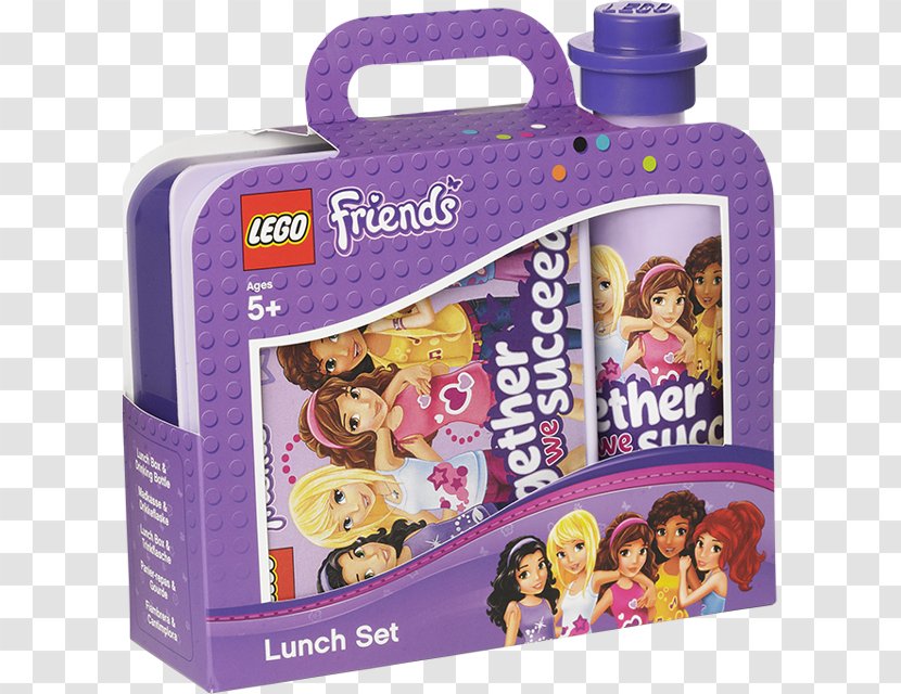 Lego Friends Lunch LEGO Set Box - With Transparent PNG