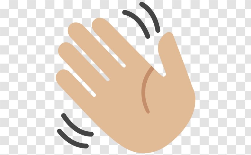 Wave Emoji Lloyd Sealy Library Smiley Hand Transparent PNG