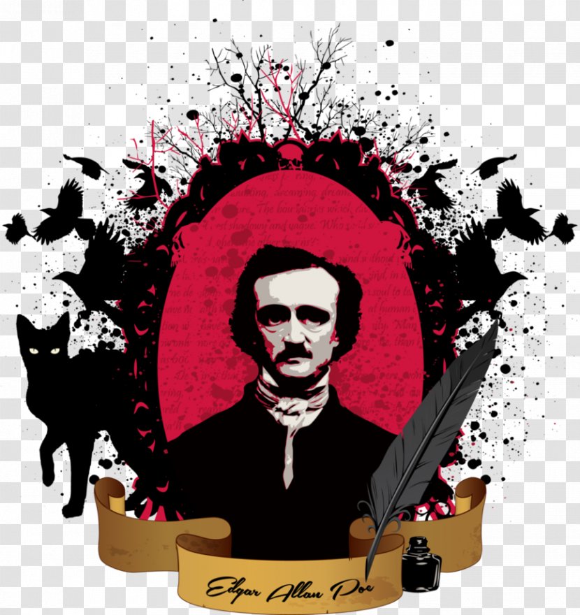 Edgar Allan Poe Museum The Raven Tell-Tale Heart Clip Art - Book - Cover Biography Transparent PNG