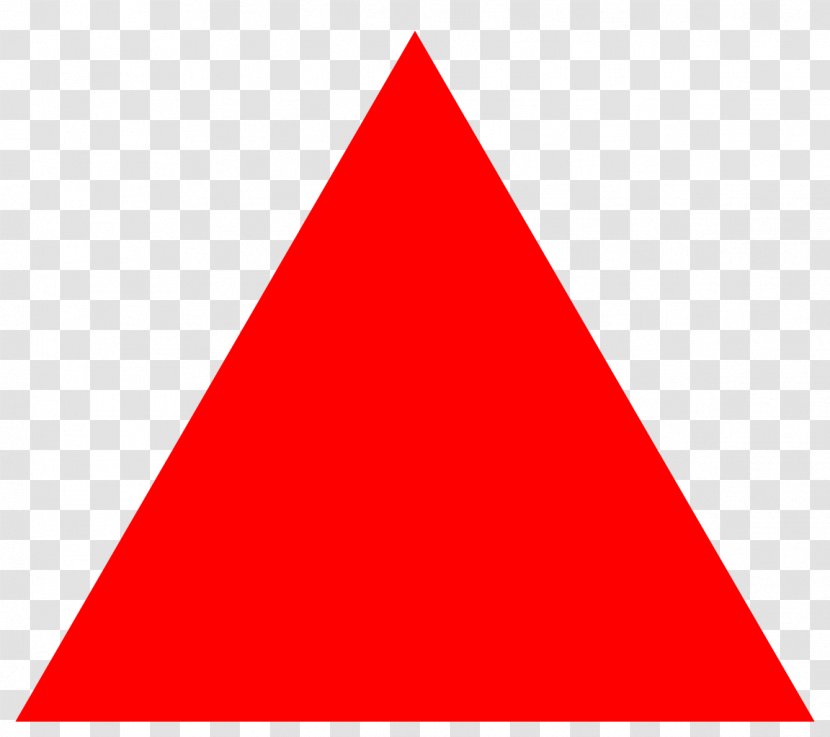 Right Triangle Clip Art - Red Transparent PNG