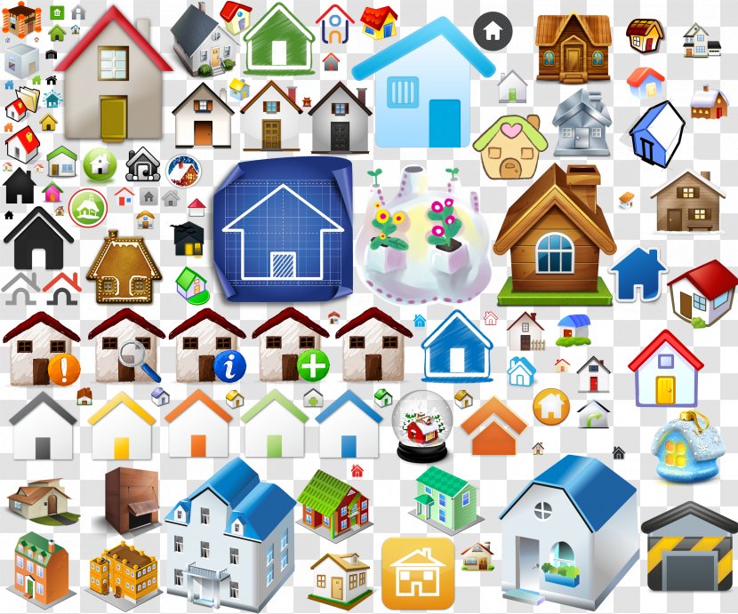 Home Page Icon - Designer - Various House Transparent PNG