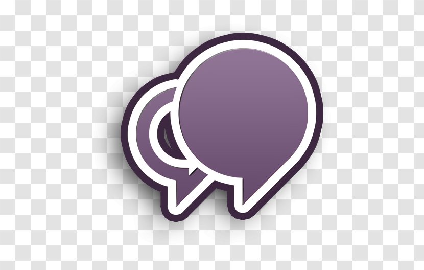 Bubble Icon Chat Communication - Logo - Symbol Label Transparent PNG