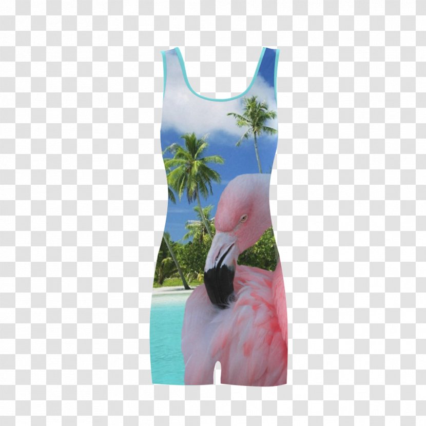 Neck Sleeveless Shirt Water Bird Teal - Clothing - One-piece Swimsuit Transparent PNG