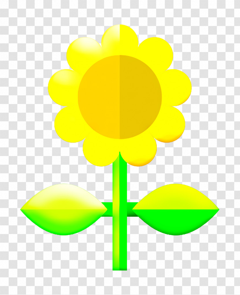 Nature Icon Sunflower Icon Flower Icon Transparent PNG
