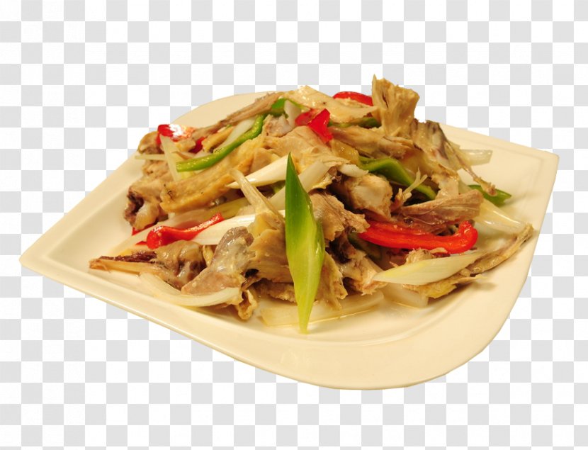 Changji Hui Autonomous Prefecture Spiced Chicken With Chili Sauce Bell Pepper Dapanji - Thai Food - Refreshing Transparent PNG