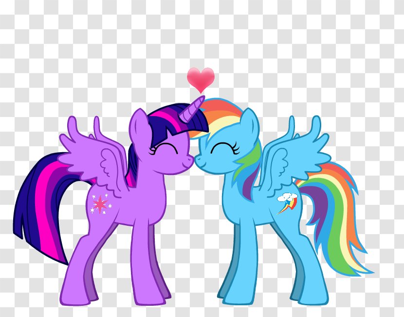 Twilight Sparkle Rainbow Dash Pony Applejack Scootaloo - Heart - Rosy Transparent PNG