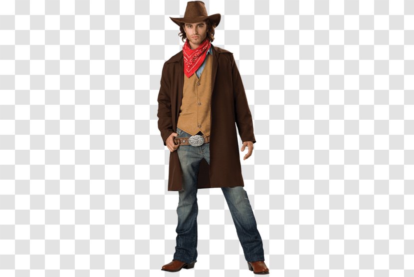 Cowboy Clothing Halloween Costume Party - Waistcoat - Jacket Transparent PNG