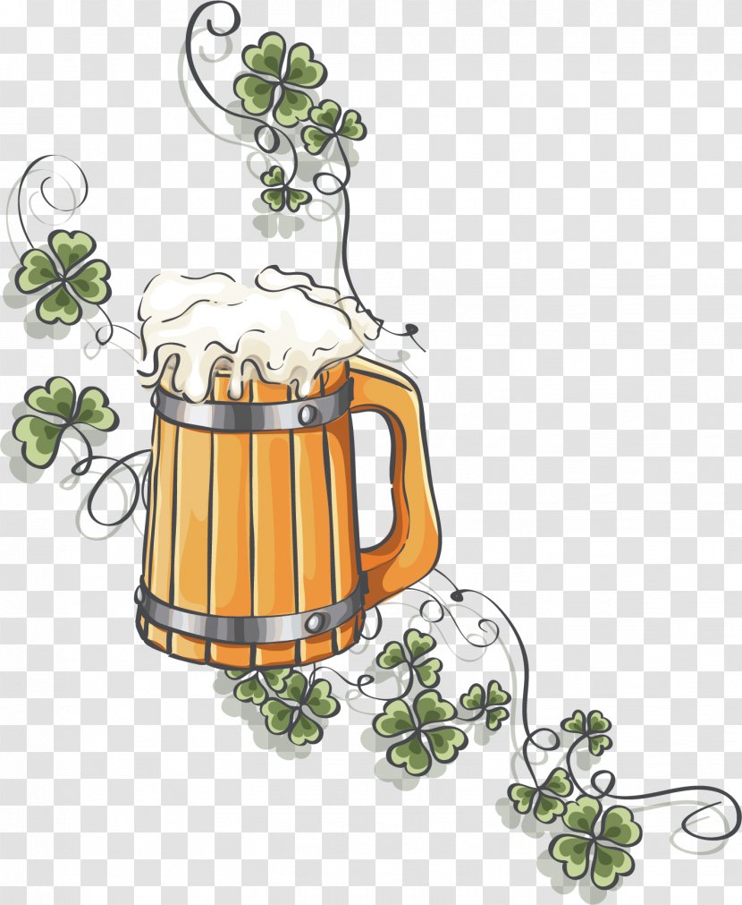 Cartoon Design Image Clip Art - Plants - Beer Transparent PNG