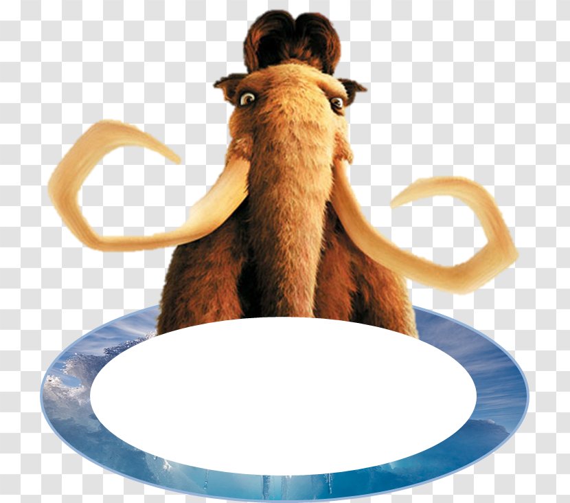 Manfred Sid Scrat Ice Age Woolly Mammoth - Organism Transparent PNG