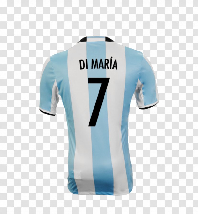 Sports Fan Jersey T-shirt Sleeve Outerwear Uniform - Di Maria Argentina Transparent PNG