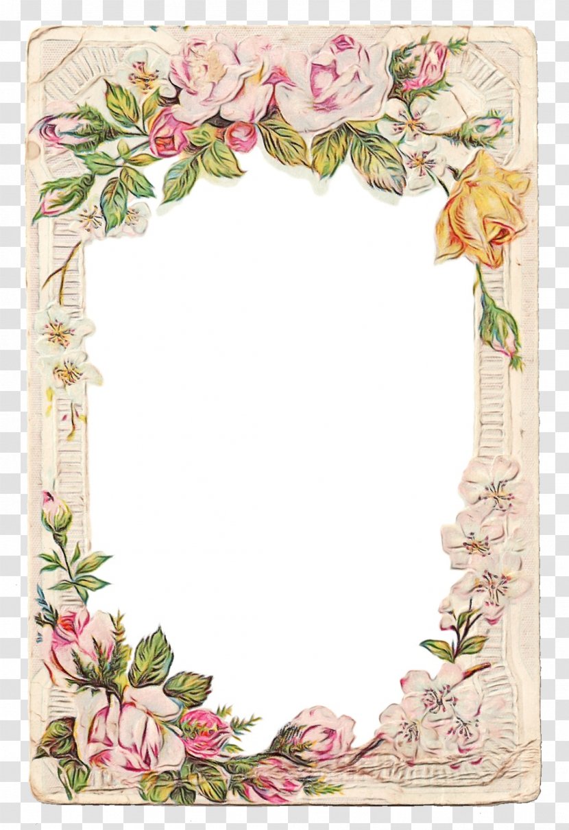 Background Flowers Frame - Picture Frames - Wildflower Interior Design Transparent PNG