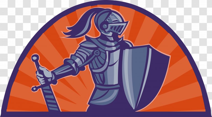 Knight Stock Illustration - Footage - Shield Armor Transparent PNG