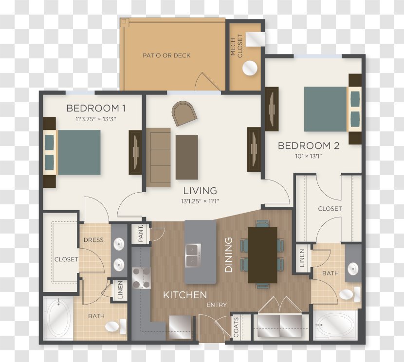 Floor Plan Charleston Ridge Apartment Homes House Transparent PNG