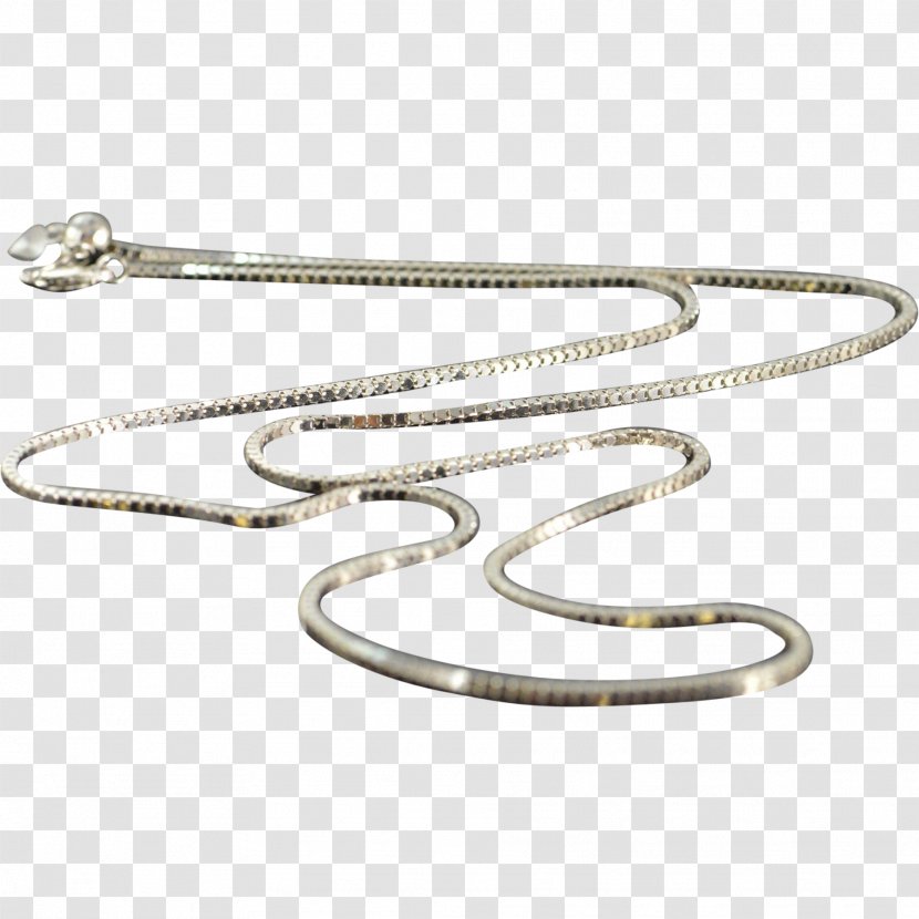 Body Jewellery Silver Chain - Jewelry Transparent PNG