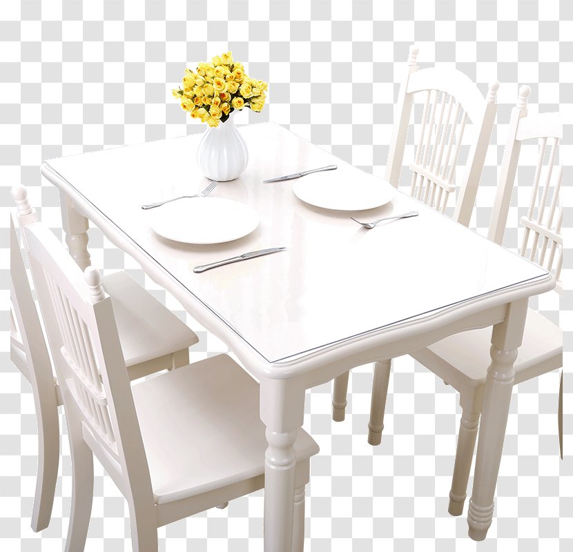 Tablecloth Dining Room Matbord Chair - Table Transparent PNG