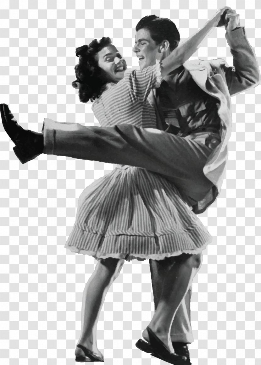 1920s Lindy Hop West Coast Swing Dance - Frankie Manning - World War Ii Transparent PNG