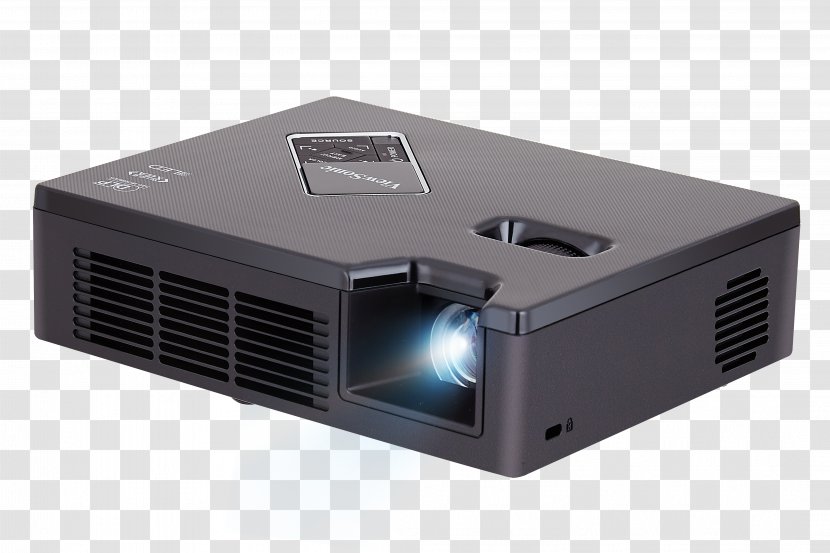 Multimedia Projectors Television Set ViewSonic Wide XGA Display Resolution - Electronic Device - Projector Transparent PNG