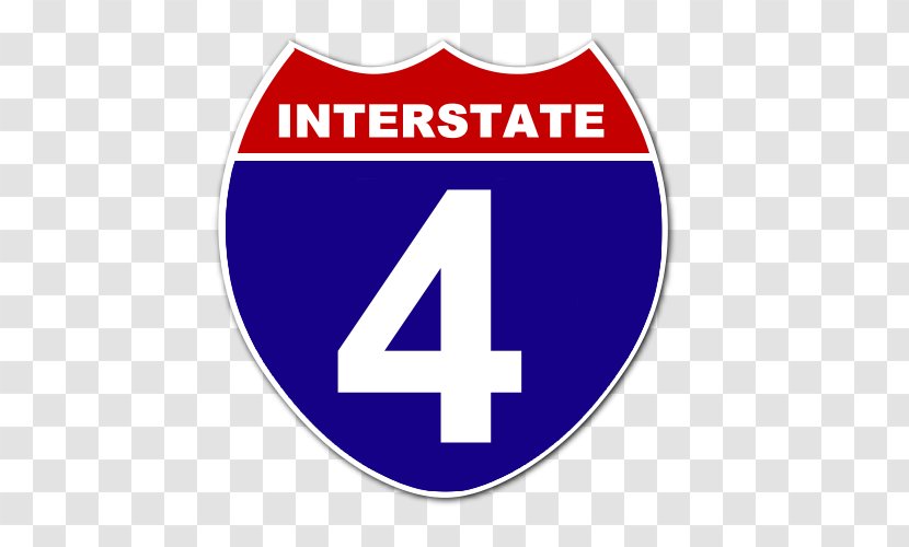 Interstate 4 95 10 5 In California - Exit Number - Road Transparent PNG