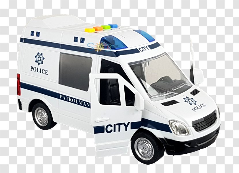 Police Car Van Compact - Vehicle - Radio Transparent PNG