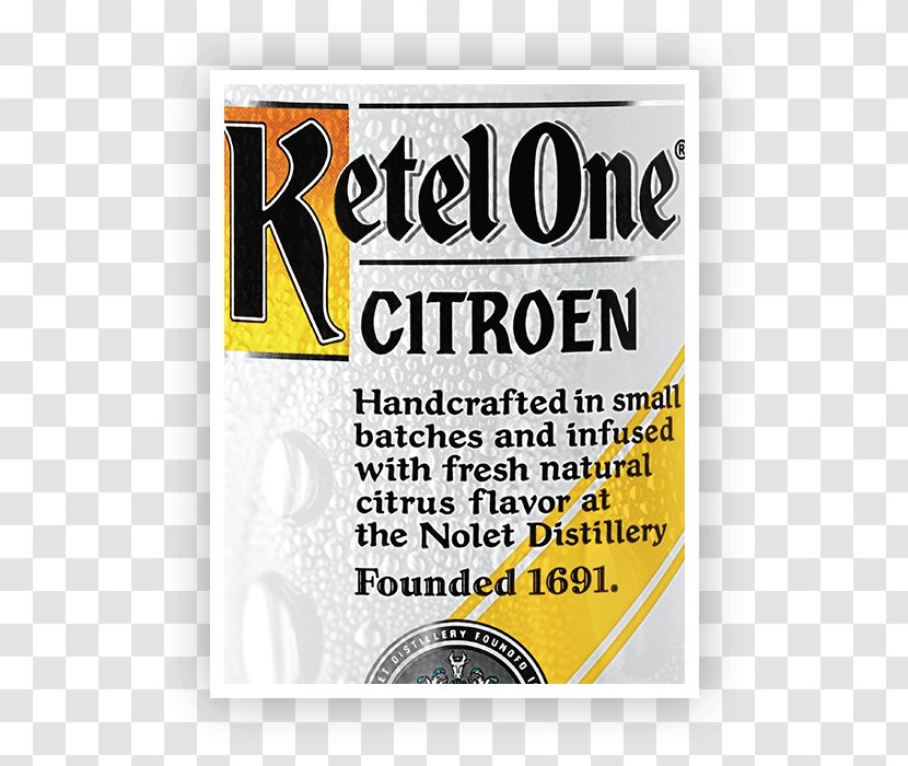 Ketel One Vodka Citroën Brand - Citroen - Packaging Transparent PNG