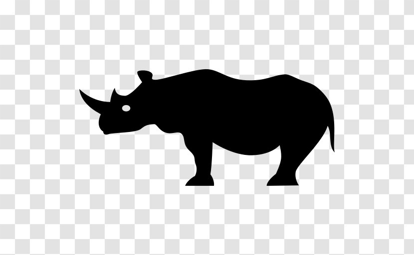 Rhinoceros Image Animal Silhouette - White - Youth Day Wood Buffalo Transparent PNG