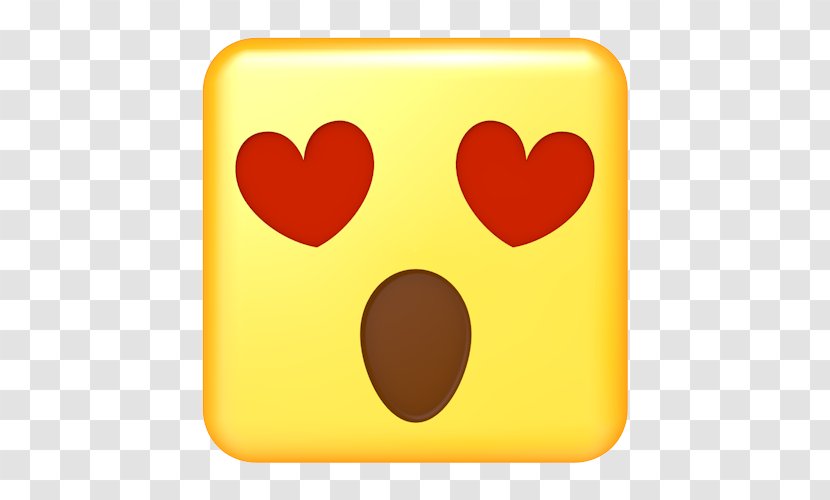 Emoji Love Heart Smiley - Web Page Transparent PNG