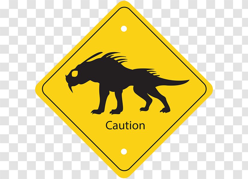 Traffic Sign Road Clip Art - Dog Like Mammal - Taobao Creative Wings Effects Transparent PNG