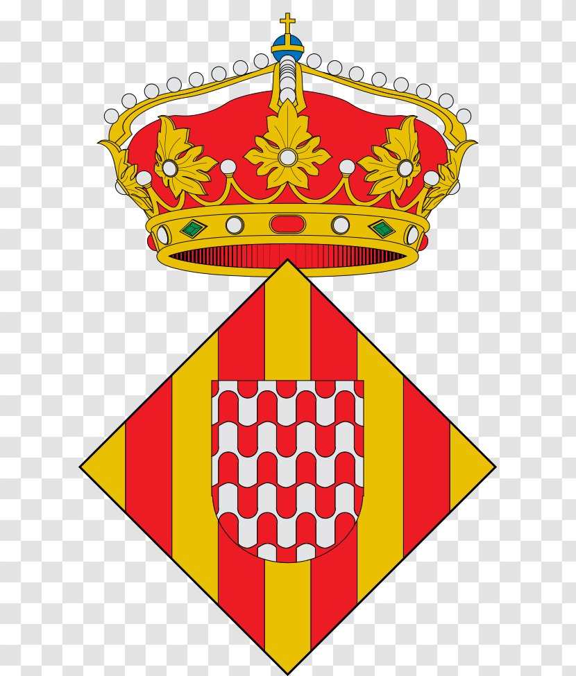 Girona County Of Barcelona Coat Arms Escudo De - Yellow Transparent PNG
