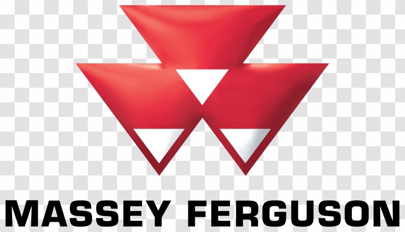 Massey Ferguson Tractor AGCO Agriculture Logo - Red Transparent PNG