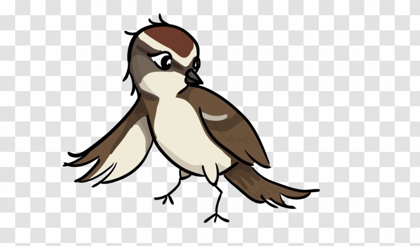Sparrow Bird Clip Art - Tail - Cliparts Transparent PNG