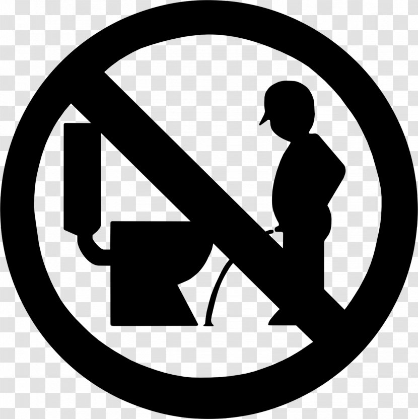 Urination Public Toilet Bathroom Sticker - Human Behavior Transparent PNG