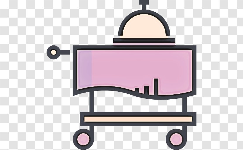 Clip Art Pink Line Furniture Rolling - Baby Products Transparent PNG