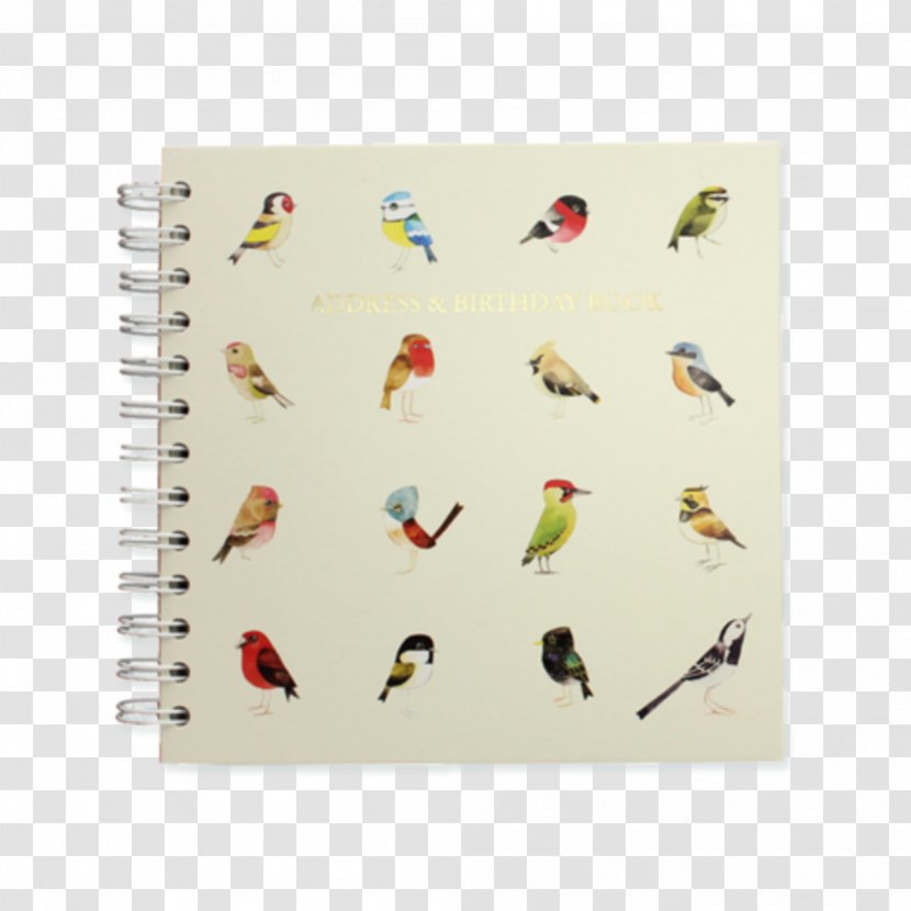 Notebook Paper Our Garden Birds - Gift Transparent PNG