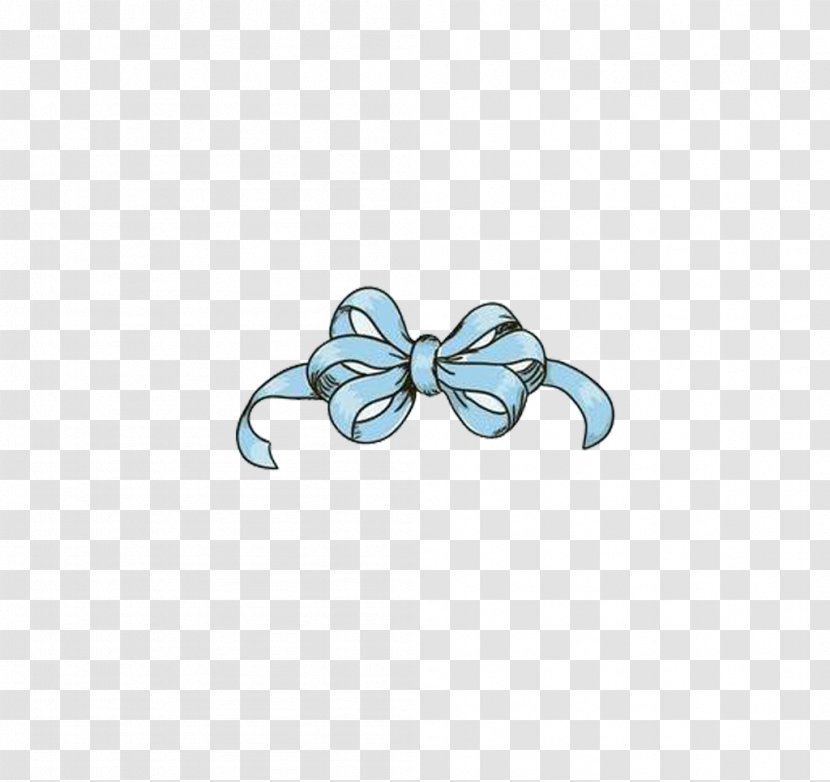 Paper Blue Adhesive Pattern - Jewellery - Bow Transparent PNG