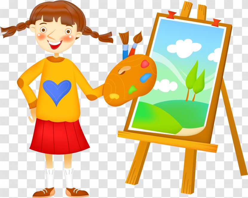 Painting Easel Art Clip Transparent PNG