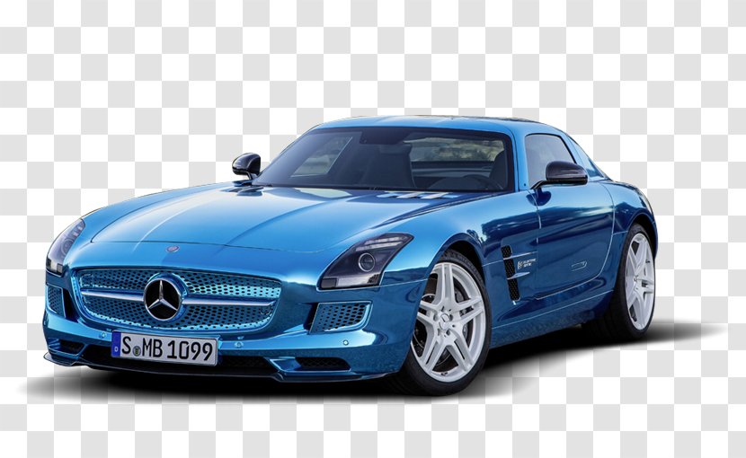 Mercedes-Benz SLS AMG Supercar Luxury Vehicle - Model Car - Mercedes Image Transparent PNG