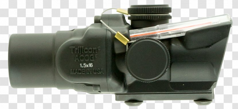 Trijicon Optical Instrument Advanced Combat Gunsight Optics Firearm - Gun Barrel Transparent PNG