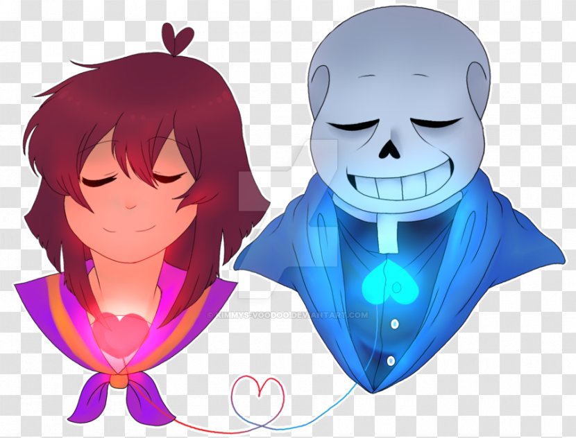 Soulmate Undertale Dating - Cartoon - Soul Mate Transparent PNG