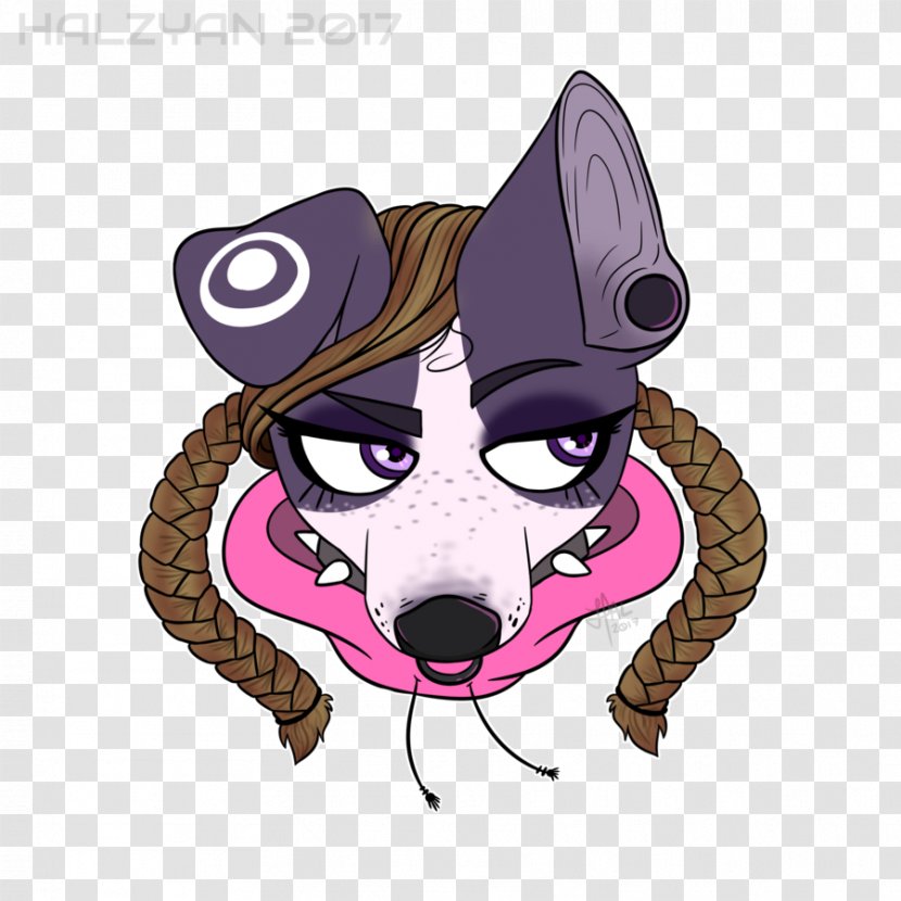 Whiskers Dog Headgear Clip Art - Cartoon Transparent PNG