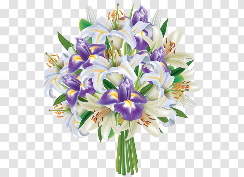 Iris Versicolor Flower Bouquet Clip Art - Floristry - Of Flowers Transparent PNG