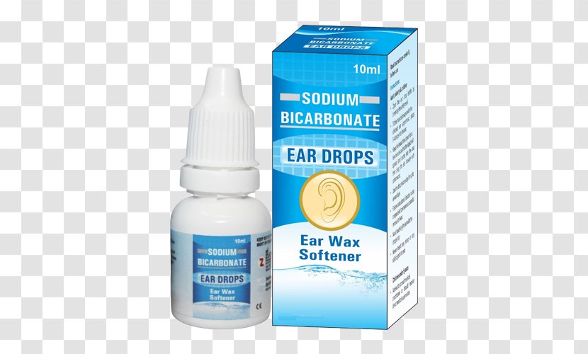 Ear Drops Sodium Bicarbonate Earwax - Canal Transparent PNG