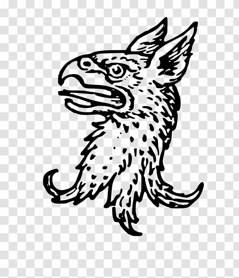 Clip Art Heraldry Whiskers Stock Photography Griffin - Ax Drawing Transparent PNG