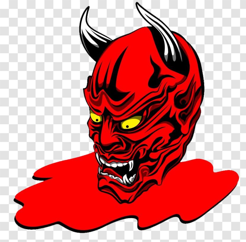 Demon Drawing Clip Art - Red Transparent PNG