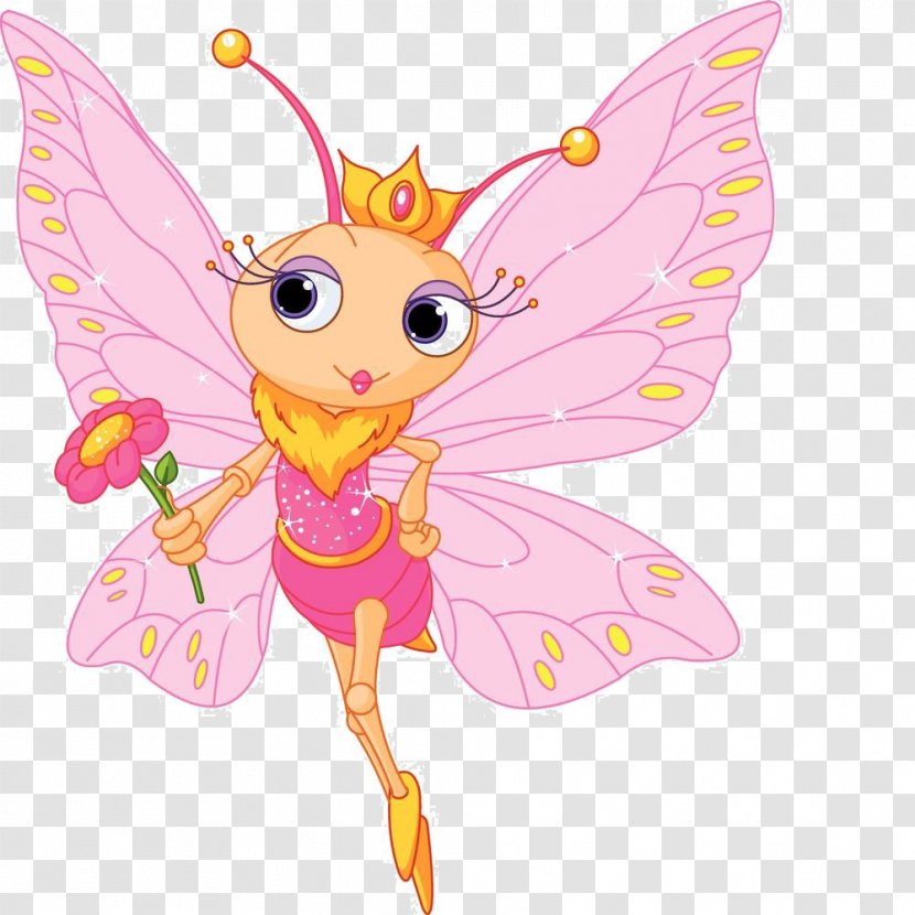 Butterfly Cartoon Royalty-free Clip Art - Stock Photography - Flower Fairy Transparent PNG