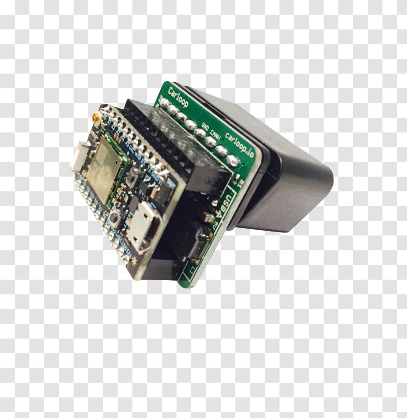 Car Flash Memory Microcontroller On-board Diagnostics OBD-II PIDs - Electronic Component Transparent PNG