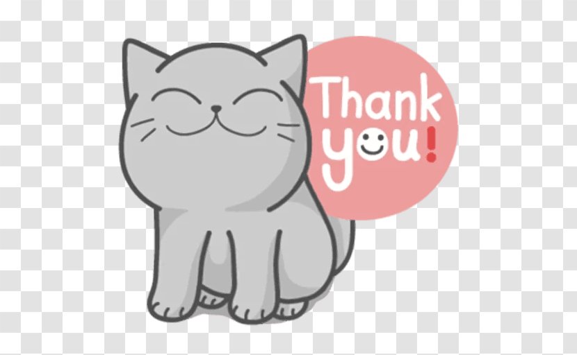 Whiskers Kitten Cat Telegram Sticker - Heart Transparent PNG