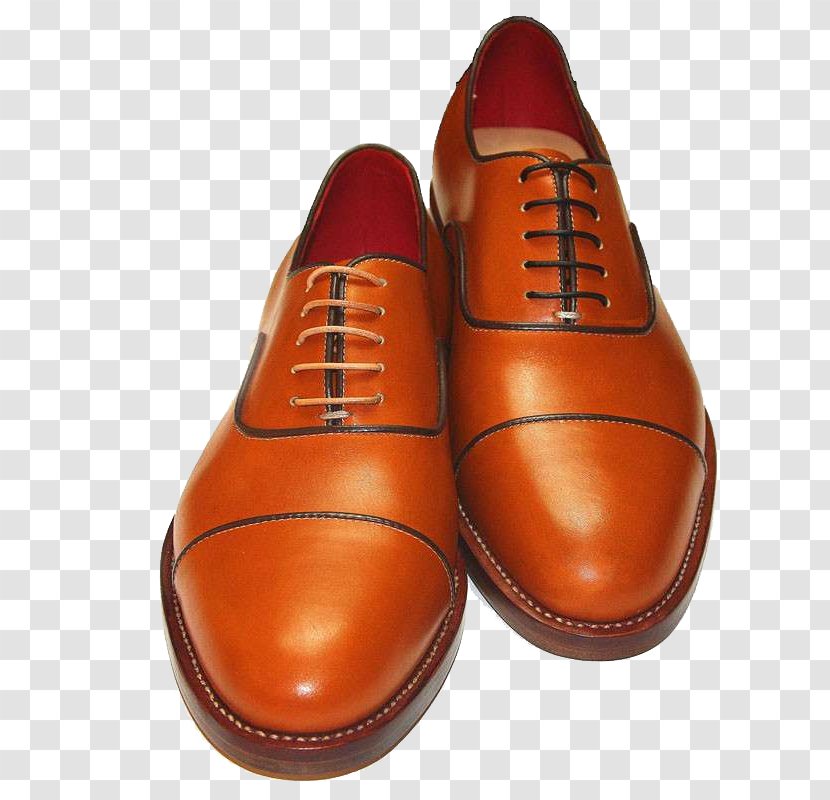 Dress Shoe Leather Brown - Browns Shoes - Men's Lace Transparent PNG