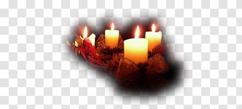 Candle Christmas - Az - Flameless Transparent PNG