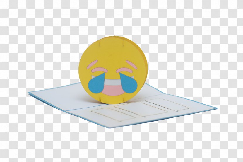 Face With Tears Of Joy Emoji Greeting & Note Cards Pop-up Book Laughter - Popup - Pop Up Transparent PNG