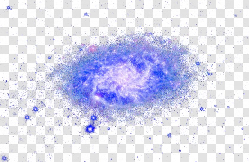Blue Sky Douchegordijn Pattern - Spiral Galaxy Transparent PNG